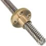 3D Printer CNC Lead Screw 120cmx8mm 7 Openings With Nut