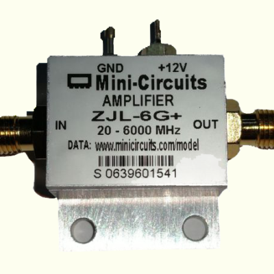 Mini Circuits RF Amplifier 20-6000 MHz 12dB Gain 10dBm Mini-Circuits ZJL-6G plus
