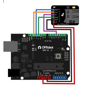 Arduino Micro SD Card SPI Module