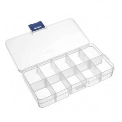Plastic Components Fliptop Box 10 Compartments