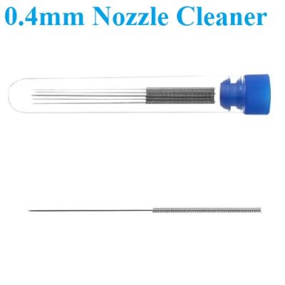 Nozzle Cleaning 0.4mm Drill Bits for 3D Printer Nozzle Cleaning Long Flexable