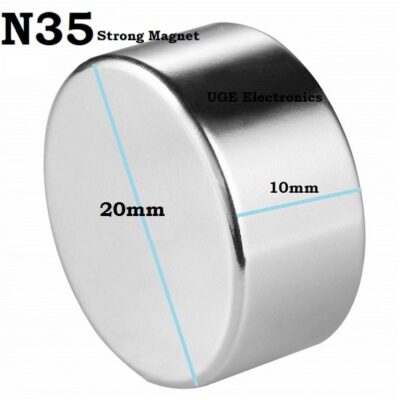 NdFeB Neodyium Strong Magnet N35 Cylindrical Ф20X10