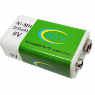 Recyclable Lithium Polymer Ni-Mh 9V 2800mAh Battery