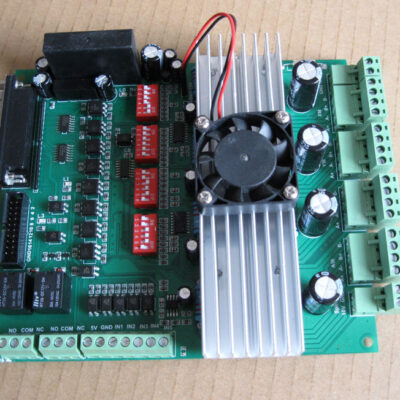CNC Interface Card With TB6600 4-axis Motors Driver 4.5A (5A Peak)