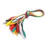 Double-end Alligator Clip Wire Test Cable crocodile (45cm / 10-Piece Pack)