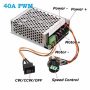 PWM DC motor speed controller Driver 40A