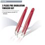 GOLDTOOL 2 PCS PVC Insulation Tweezer Set GCP009