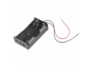 2 Cell Li-on Battery Holder 2x18650 (wire leads)