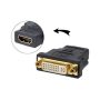 HDMI Female to DVI-I Dual Link Female Adapter