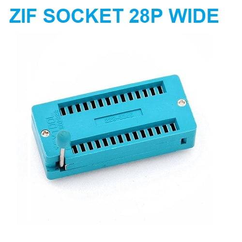IC SOCKET ZIF Base 28 PIN Wide - ZIF28B