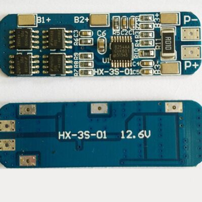 3 string 12V18650 lithium battery protection board 11.1V 12.6V anti-overcharge and over discharge peak 10A overcurrent protection