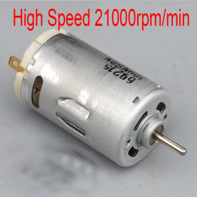 R550 12V Mini DC Motor High Speed 18000RPM Electric DC Motor for RC Plane Motor and Drill Spindle
