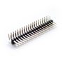 Pin Header Connector Pinheader 2 x 40 Pin 2.54mm Double Row Right angle Male Breakaway PCB Board For Arduino