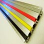 6mm Solid Plastic cover Decorative strip for Aluminum Profile 2020 slot - Only Blue Color 2 meter