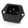 AC Power Connector with Fuse Holder