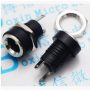 DC barrel jack Panel Mount 5.5x2.1mm Plastic Chassis
