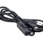 RASPBERRY USB to Micro USB Cable with On/Off Switch 1M