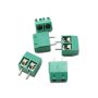 2P SCREW TERMINAL BLOCK 2 POLE 5.0MM Green Color