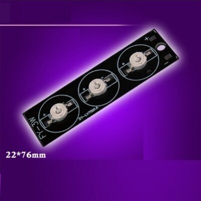 UV LED STRIP Board 3W 12V | Ultraviolet 395nm