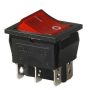 6Pin ON-OFF DPDT Maintained Rocker Power Switch