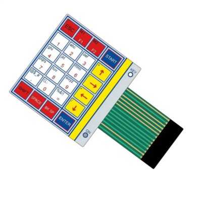 24 key Membrane Keypad 4×6 with Double Self-Adhesive