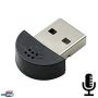 Mini USB Microphone for Computer Laptop Desktop Driver Free Black model MI-305