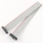 Gray Flat Ribbon Data Cable 28AWG 26 pin with 2 female connectors - length 200mm