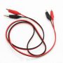 Alligator Clips 1 Meter Double Red and Black Clips Crocodile Cable Alligator Jumper Wire Test Leads
