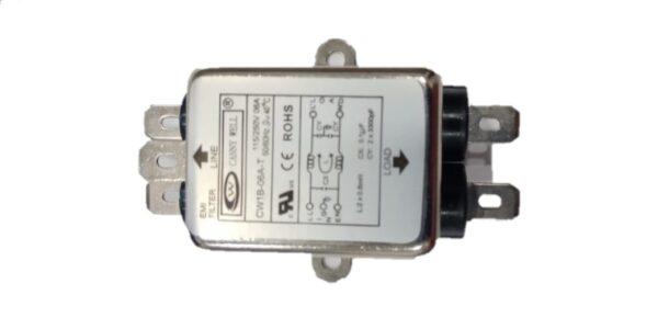 Noise Suppressor Power EMI Filter, single-phase 220V purification 6A Filter CW1B-06A-T AC 115/250V,6 Amp