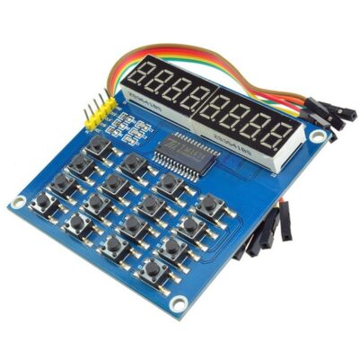 Ardiuno/51 TM1638 3-wire control 8-bit common anode led keyboard