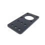 Nema 17 Stepper Motor Mount Plate Anodized Black Aluminum