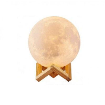 10cm Rechargeable 3D Moon Night Lamp Light Decor Creative Gift with Touch Sensor
