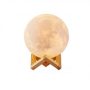 10cm Rechargeable 3D Moon Night Lamp Light Decor Creative Gift with Touch Sensor