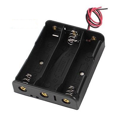 3 Cell Li-on Battery Holder 3×18650 (wire leads)