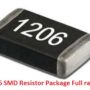 1206 SMD Resistor Package accuracy Full Range 170 Values 25 each total 4250pcs