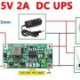 5V 2A DC UPS Uninterruptible Power Supply Module