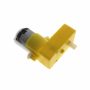 90 Degree Yellow DC Motor DC3-6V TT Motor Reducer L shaped Curved