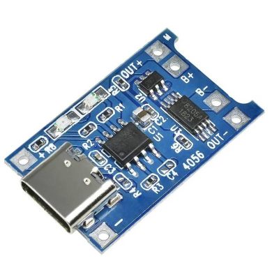 USB 5V 1A 18650 Lithium Battery Charger TP4056 Board With Over Discharge Protection Module