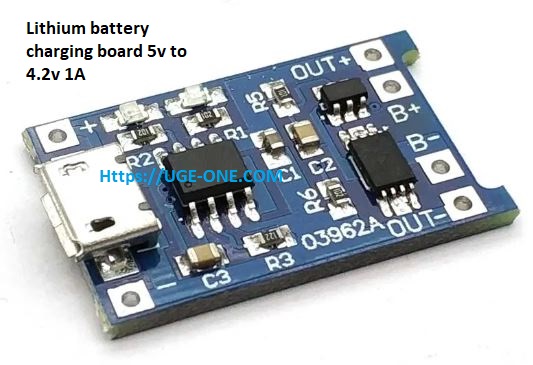 Micro USB 5V 1A 18650 Lithium Battery Charger Board With Over Discharge Protection Module