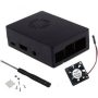 Raspberry Pi 3 Generation 3B Plus shell ABS injection Case Box with Cooling Fan Black