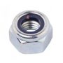 Self Locking Stainless Steel Nylon Insert Hex Lock Nut Size M3