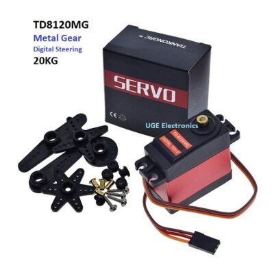 20KG Digital Steering Gear TD8120MG High Torque Default 90 Degrees -180 Degrees Universal Servo