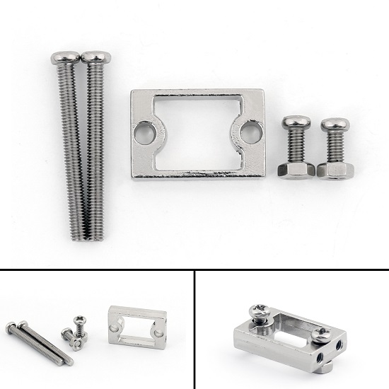 TT Motor Bracket Holder aluminum alloy For Smart Car 2WD 4WD Chassis Wheels include screw fasteners