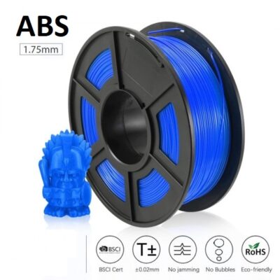 UGE Brand Filament ABS 1.75mm – Blue Color Weight 1kg | Excellent Quality