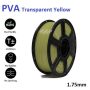 UGE Brand Filament PVA 1.75mm - Transparent Yellow Color Weight 1kg | Excellent Quality