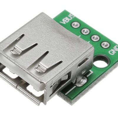 USB 2.0 Female Breakout Adapter  Connector to DIP 2.54mm Module