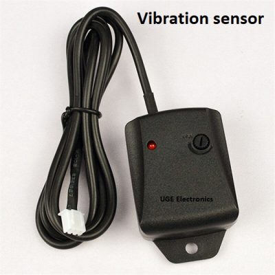 Vibration sensor module for vehicle and motorcycle anti-theft detection