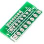Wireless Module Adapter Plate PCB 1.27MM To 2.0MM 2.54MM 8-pin Or 12-pin three-row 24 holes