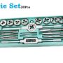 20 Pcs Dies Set M3-M12 Thread Tap Wrench Hand Tools
