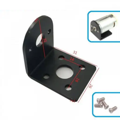 25mm DC Motor Mounting Bracket Gear